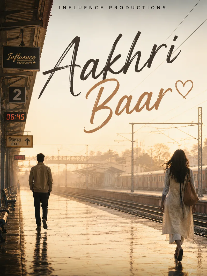 Aakhri Baar — official poster artwork by Influence Productions