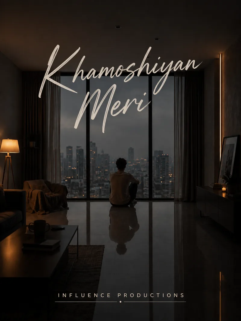 Khamoshiyan Meri — official poster artwork by Influence Productions
