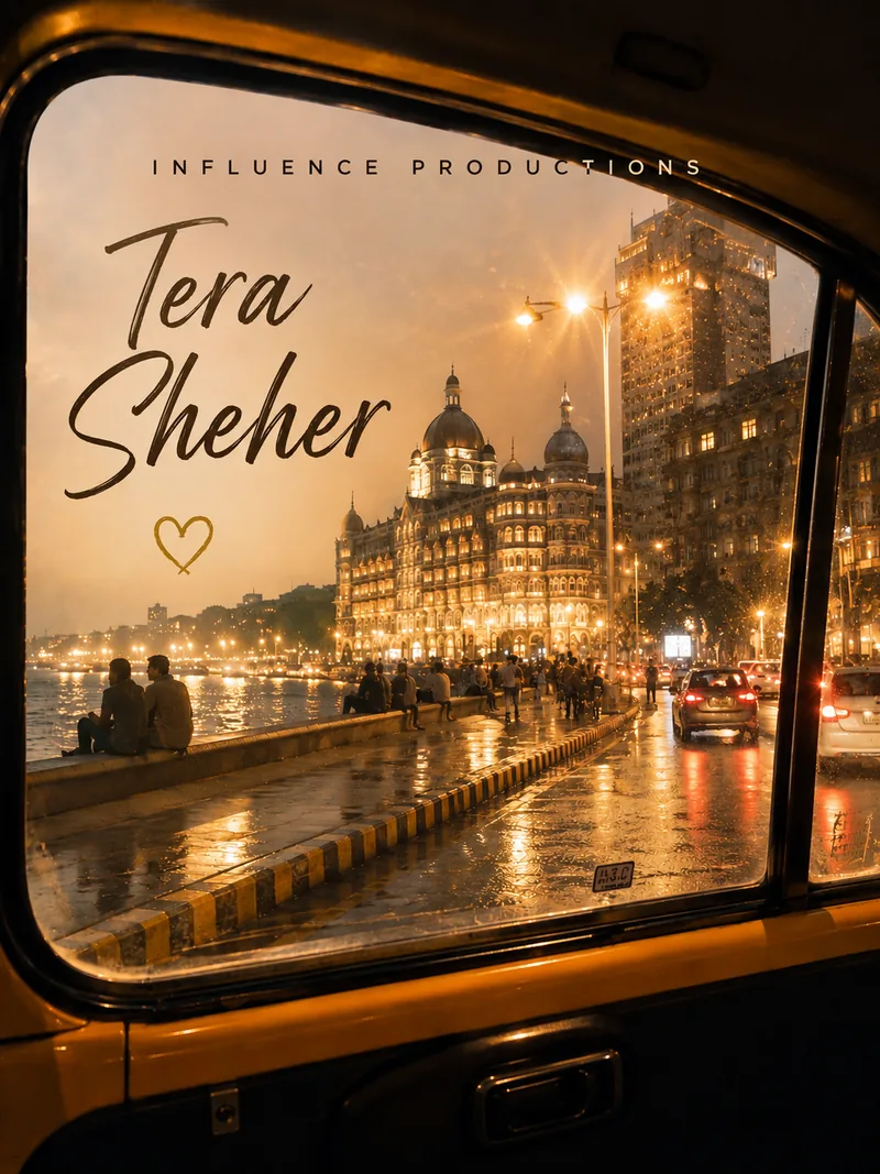 Tera Sheher — official poster artwork by Influence Productions